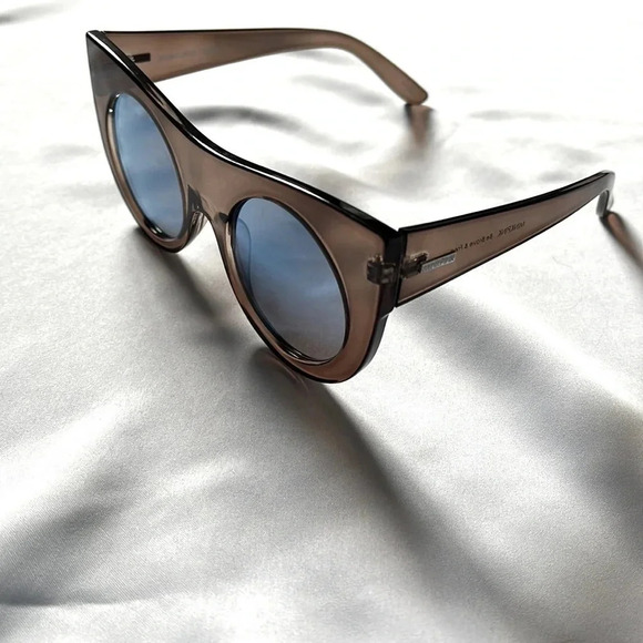 MINKPINK By Brave and Free Brown Polarized Doublecross Sunglasses - Picture 2 of 10